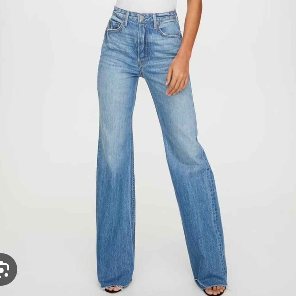 GRLFRND CARLA WIDE LEG JEANS